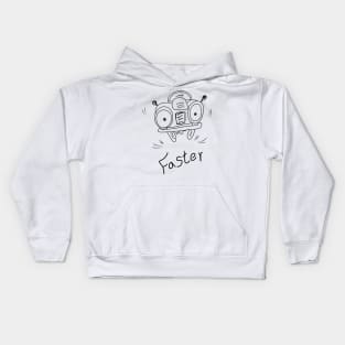 I am faster Kids Hoodie